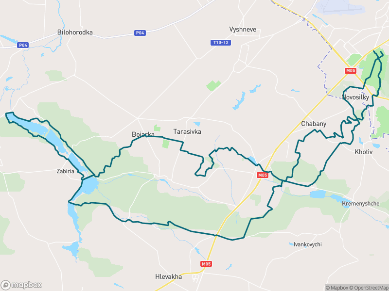 Попередній перегляд маршруту Озерне довге