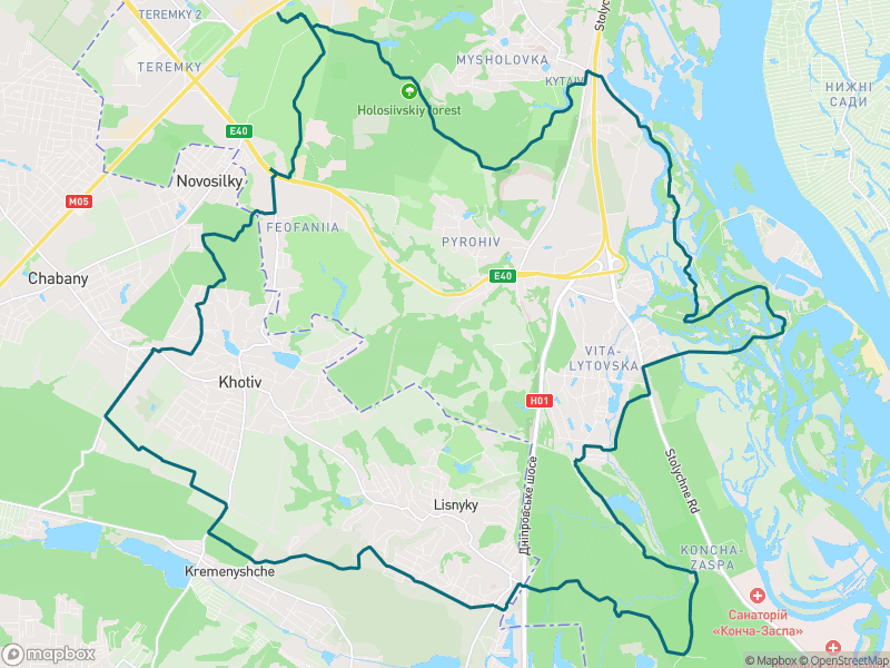 Попередній перегляд маршруту Крутнути через Жуків