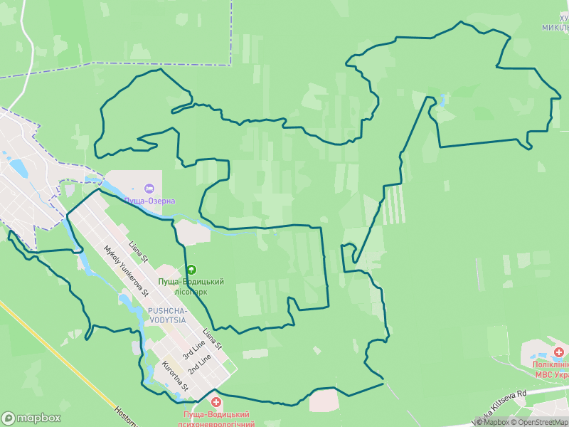 Попередній перегляд маршруту МєгаПуща