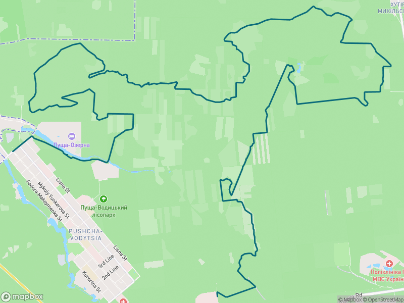 Попередній перегляд маршруту мега пуща розвідка